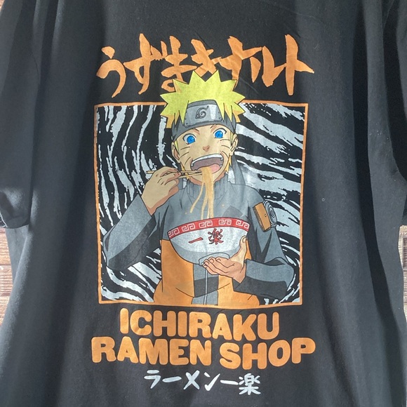 Bundle of 3 2XL T Shirt Ichiraku Ramen Shop Naruto Shippuden My Hero Academia - Picture 6 of 14